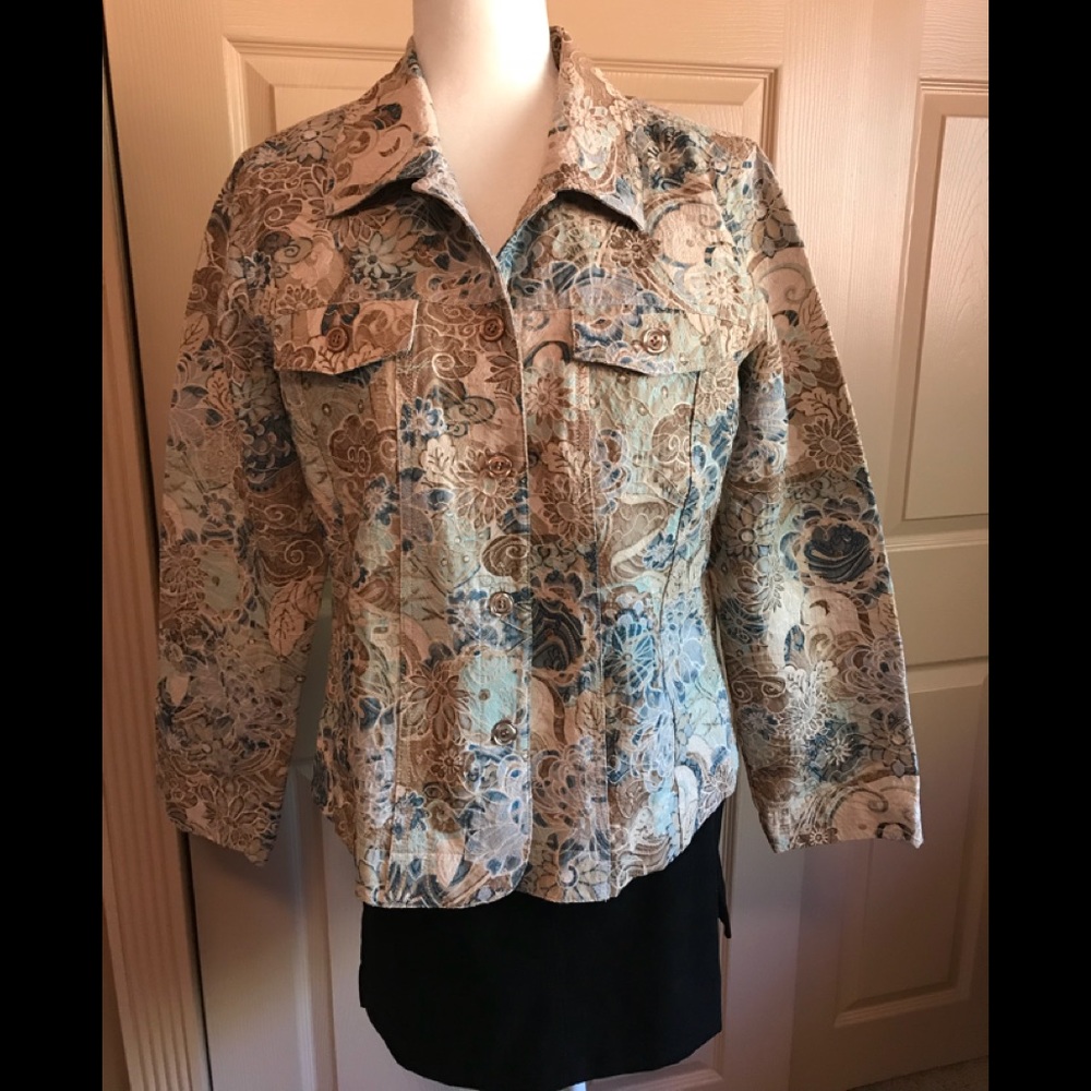 Floral Jacket with a western flair
